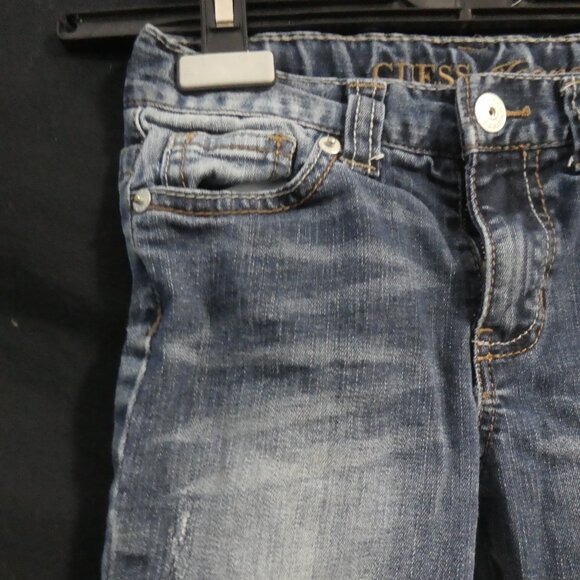 GUESS JEANS | 6x | Daredevil Skinny Leg | Faded Blue Denim Jeans - Picture 3 of 16